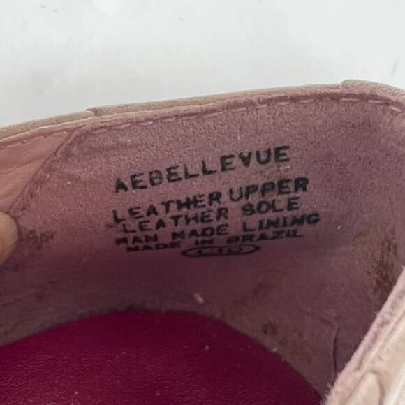 Enzo Angiolini Leather Flats Womens Liberty Pink Two Tone Aebellevue Size 6.5M - Picture 6 of 11